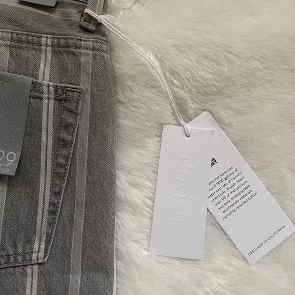 NWT Boyish Jeans The Tommy High Rise Straight Leg - Picture 6 of 6